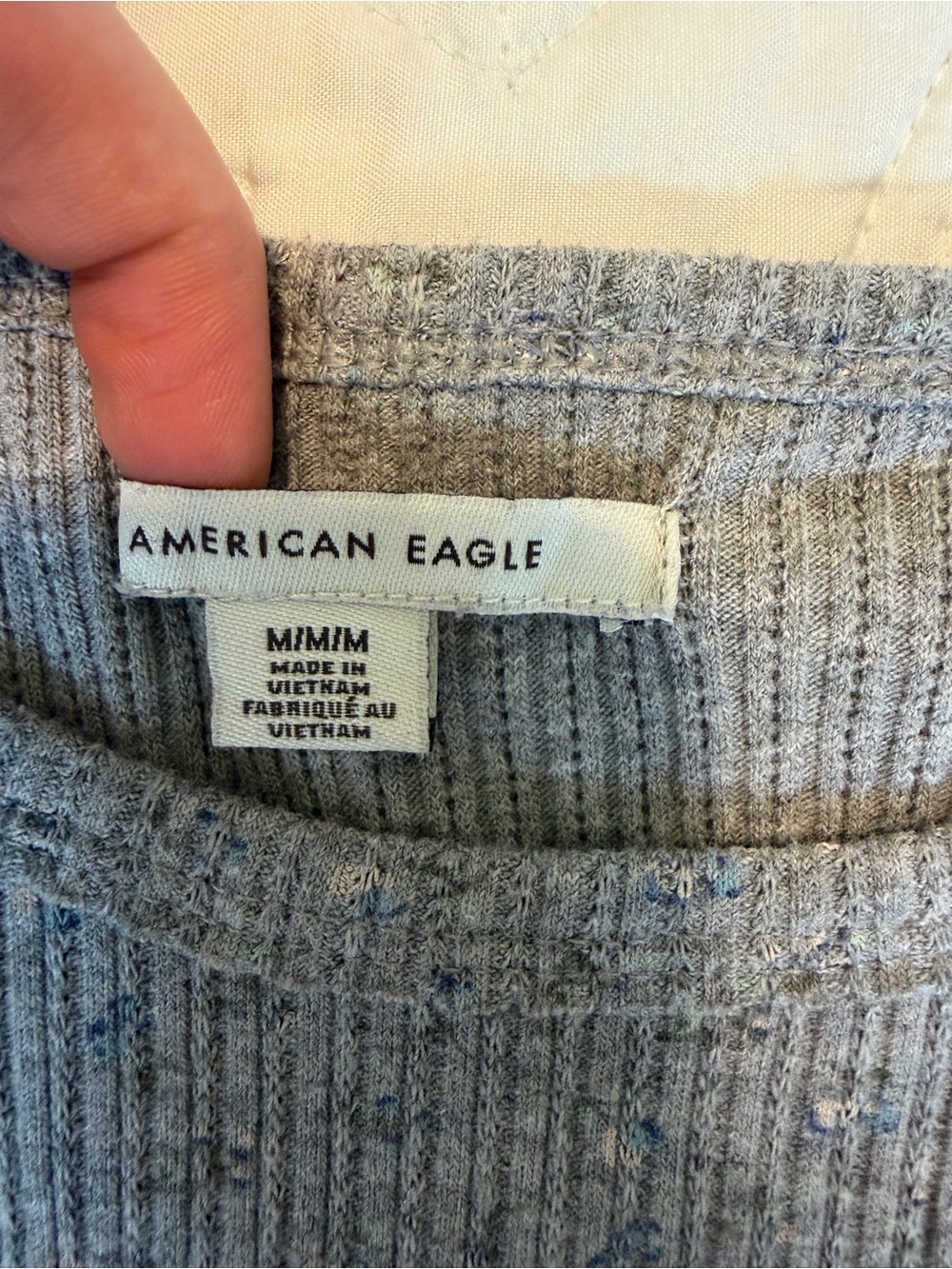 AMERICAN EAGLE- Ribbed Top - Picture 3 of 4